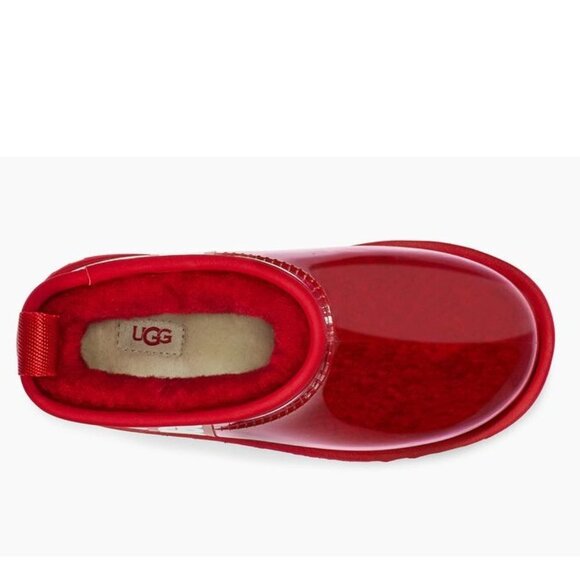 UGG Classic Clear Mini II Kids Waterproof Boots - Picture 8 of 10